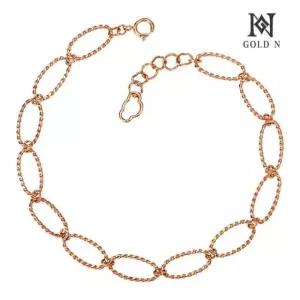 [골드앤] 18K 로즈 스트링 팔찌 RG