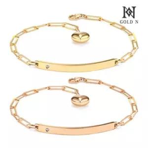 [골드앤] 14K 샌드스틱 팔찌