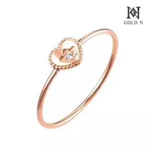 [골드앤] 18K 하트프릴 반지 RG