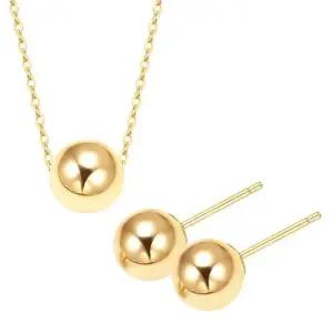 [골드퀸즈] 14K 골든볼 6mm 세트