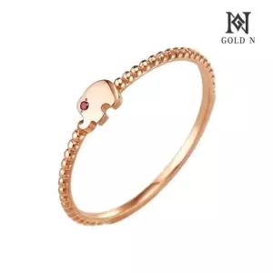[골드앤] 18K 미니 엘리펀트 반지