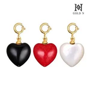 [골드앤] 14K 키치하트 팬던트 참