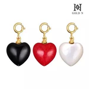 [골드앤] 18K 키치하트 팬던트 참
