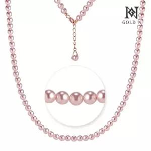 [골드앤] 14K 핑크블리 진주 목걸이 3mm/4mm/6mm