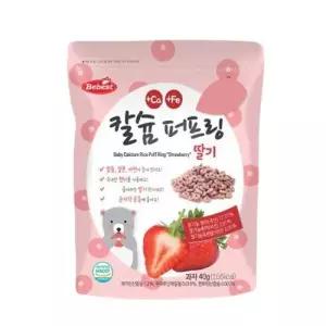 베 칼슘 퍼프링 딸기 40g 1개