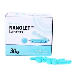 동방 나노렛란셋 사혈침 채혈침 니들 바늘 100개입 30G 20개