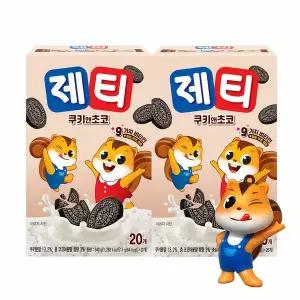 동서 제티 쿠키앤초코맛 20T+20T+제티키링