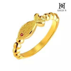골드앤 순금 24K 카시아 피쉬 반지_3.75g