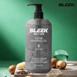 슬릭 모션 클리어 쉐이빙젤 블랙라이스 300ml