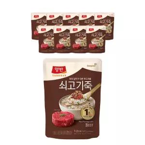 동원 양반 쇠고기죽 파우치, 420g, 10개
