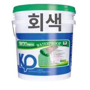 kp 에코가드 수성도막방수제 18kg 회색 옥상방수