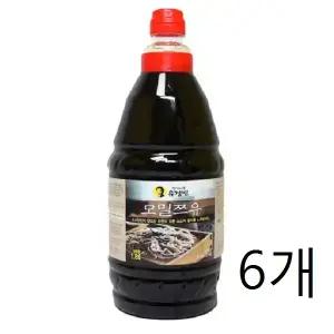 유경빈 모밀쯔유1.8L 6개 1박스