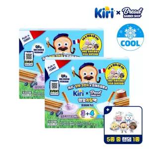 [브레드이발소X끼리] 끼리 크림치즈 딥앤크런치 블루베리 3입+플레인 4입x2set