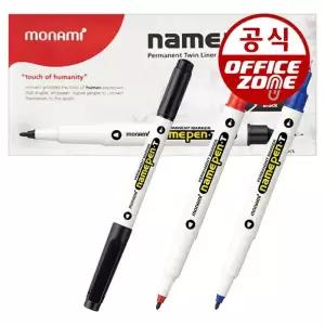 모나미 네임펜T 트윈형식 12자루 1타 유성