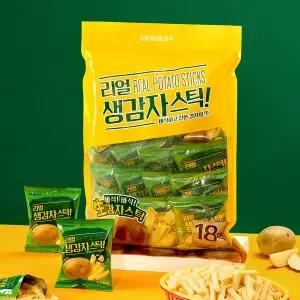 [스낵24] 리얼생감자스틱 포테이토스낵 대용량 과자 360g 1봉