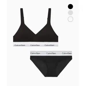 [Calvin Klein]캘빈클라인 아이콘 코튼 모달 후크형 리프트 브라렛 팬티 149361622