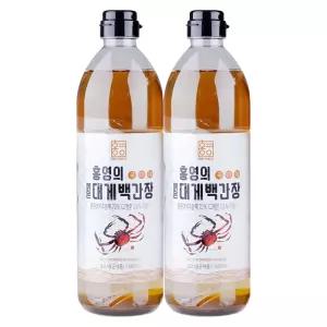 홍영의 붉은대게 백간장 980ml 2개