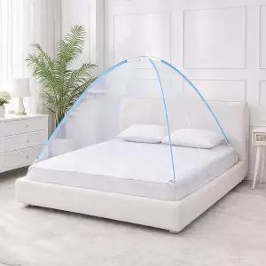 한일의료기 원터치 침대 사각 모기장텐트 캠핑 야외 모기장