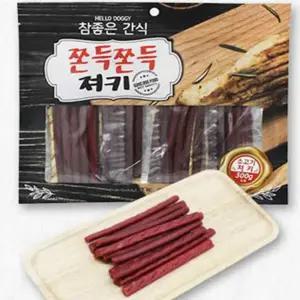 살림마켓 참좋은간식 쫀득쫀득 소고기 져키 300G 강아지오리육포