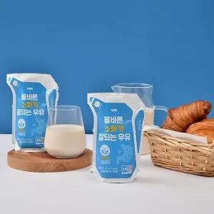 [비락] 올바른 소화가 잘되는 락토프리 멸균 우유 180ml 12팩