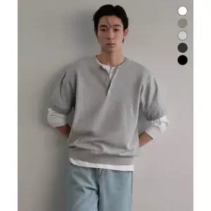 무신사스탠다드 MUSINSA STANDARD 워셔블 수피마 코튼 헨리 넥 반소매 니트 (5 colors)MMFWS5D02 155018