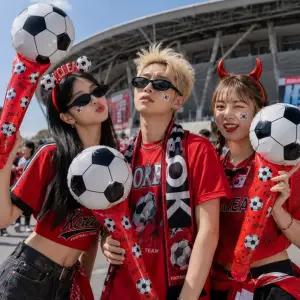 응원용 막대풍선 축구 응원도구 월드컵 경기소품 체육대회 치어리딩