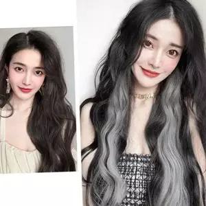 [셀러에이드]포인트 웨이브 헤어 피스 컬러 붙임머리 피스 여성 패션 가발