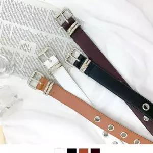 [셀러에이드]펀칭 레더 벨트 청바지 슬랙스 캐주얼 허리띠 남자여름벨트