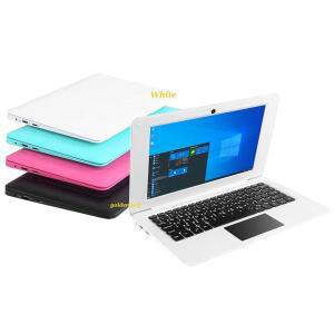 Goldengulf 윈도우 10 컴퓨터 노트북 미니 32GB 쿼드 CPU 경량 코어 초박형 PC (화이트) HDMI 유튜브 10인치 USB WiFi 넷북