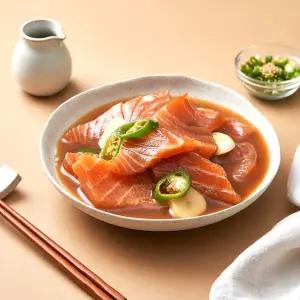 [하프클럽/무궁화농수산]생연어 듬뿍 무궁화 간장 연어장 400g