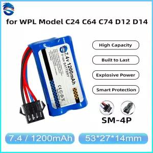 유모차 바퀴 교체 Skymaker 2S 리튬 이온 배터리 74V 1200mAh 10C SM4P 플매트 카펫 러그 WPL 모델 C24-1 C
