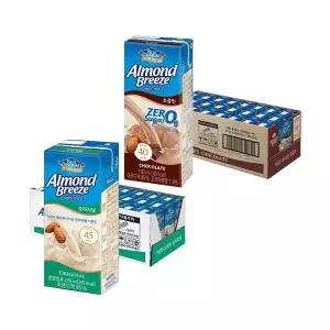 아몬드브리즈 오리지널 190ml, 24개 + 아몬드브리즈 초콜릿 190ml, 24개