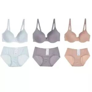 F컵브라 팬티 세트 아무 여성 심리스 비비안 앞후크