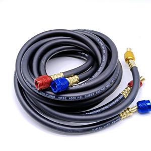-자동차 에어컨 냉매 호스 R134a R410A HVAC 공구 실리콘 충전 파이프 유지보수