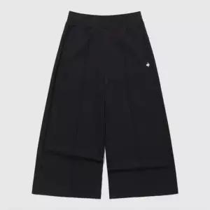 르꼬끄 여성 쿨텐션 크롭 와이드 팬츠 QR222OFP62_BLK LE1221653703