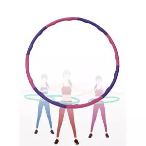 훌라후프 핑크퍼플 헬스기구 지압훌라후프 소프트폼 이어트