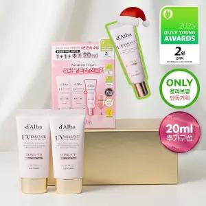 [3년연속수상/2025 어워즈] 달바 핑크 톤업 선크림 50ml+50ml 어워즈 한정기획 +핑크 선크림 20ml