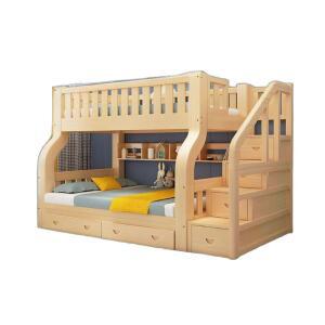 이층침대 수납형 기숙사 벙커 고등 1000x1900mm 싱글 계단 76x183 책상