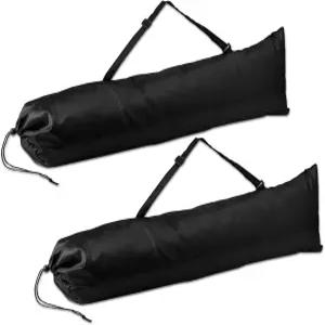 라이어 2pcs 캠핑 의자 교체용 가방 폴리에스터 내구성 있는 야외 접이식 휴대용 어깨끈 및 드로스트링