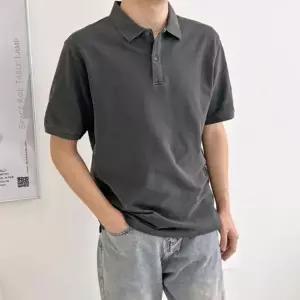 베이직 남자 반팔 카라티 남성 여름 이우 셔츠