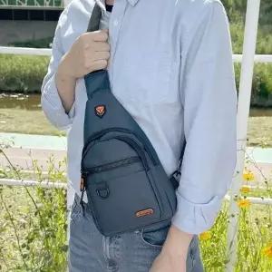 비알 S6200 남성 슬링백 아무 3단주머니 외출가방