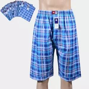 아무 깔끔한 패턴 순면 남성 8부 홈웨어 파 파자마