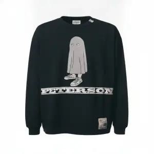 [미하라야스히로]MIHARA YASUHIRO PETERSON 프린트 롱 슬리브 티셔츠 A15LT652 BLACK 1025926