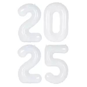 숫자은박풍선(대)화이트2025패키지