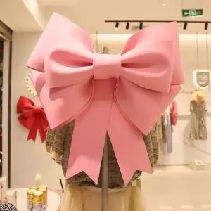 키밍 DIY 왕리본 재료세트 파티 새차출고 50x70cm이벤트 연말 행사용 선물 홈용 선물용 기념일 럭셔리대형