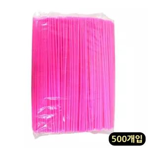 해피파티 이벤트 풍선스틱 (핑크) (500개입) (컵 별매) 행사용품 소품 풍선대 막대