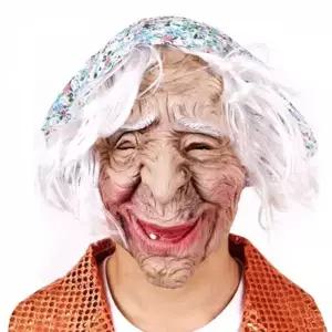 할머니 가면 스카프 분장가면 인싸템