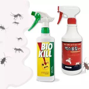 비오킬 500ml 벅스올킬 500ml 퇴치제 살충제 바퀴벌레 파리 개미 진드기 박멸 해충방