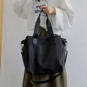 [패션] 숄더백 나일론 블랙 가방 옥스포드원단 탈부착스트랩
