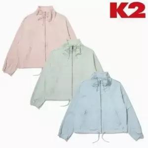K2 케이투 KWP24170 여성 봄 간절기 데일리 일상복 오버핏 바람막이 숏 자켓 LE1